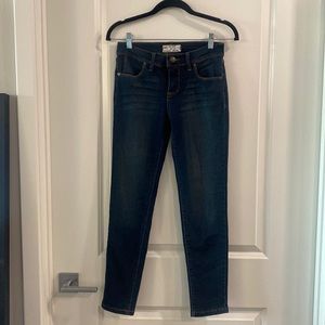 Free People Dark Wash Skinny Jeans - Stretch